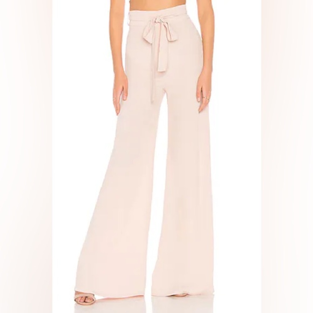Flynn Skye Cream Wide-Leg Jumpsuit